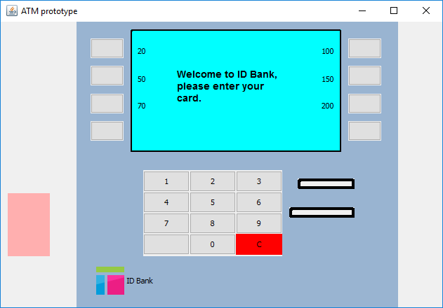 Java tutorial: prototype an ATM