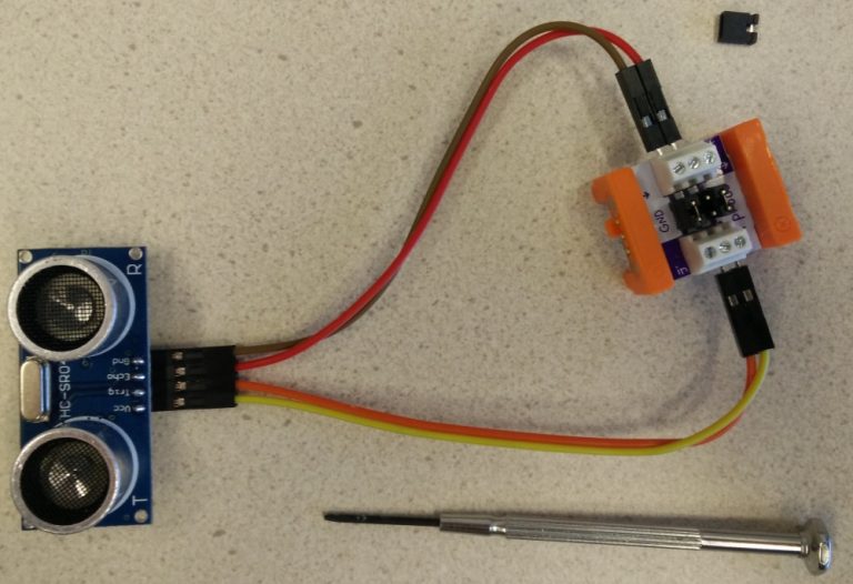 Build a distance-sensor with LittleBits - vanslooten.com