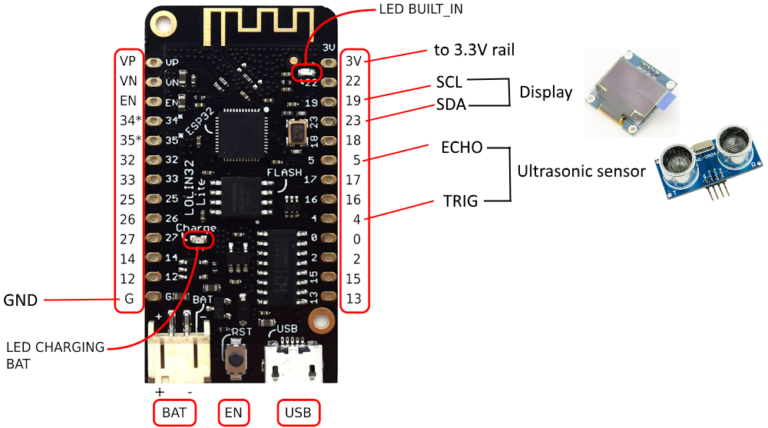 doit esp32 devkit v1 fritzing