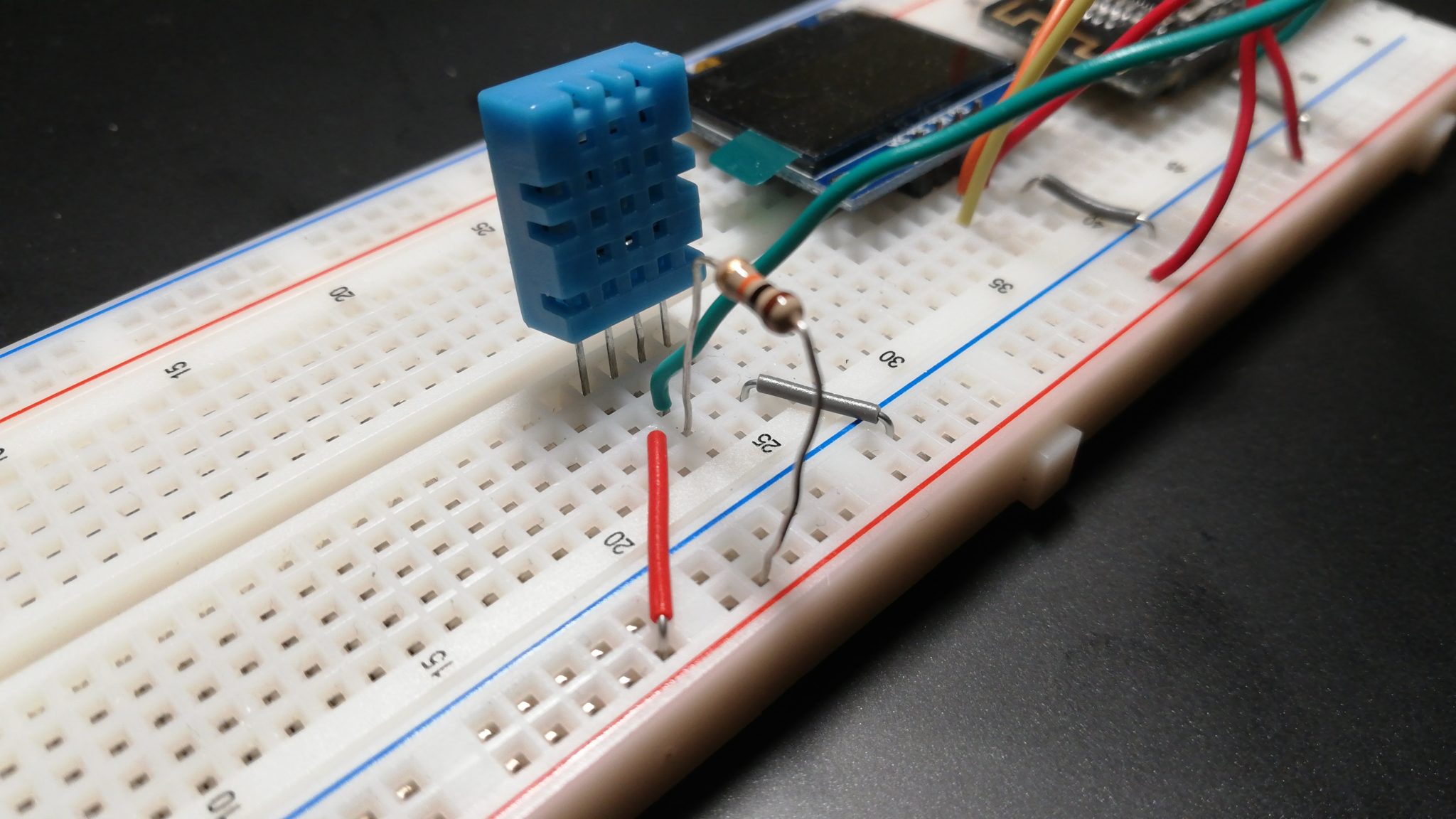 Tutorial: build a connected temperature sensor Circuit Diagram