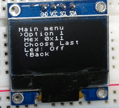 Arduino Oled Menu Tutorial For Beginners Arduino Uno