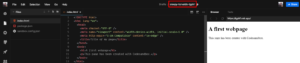 Using Codesandbox as a basic HTML/CSS editor - vanslooten.com