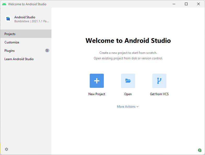 Getting started with Android Studio 
