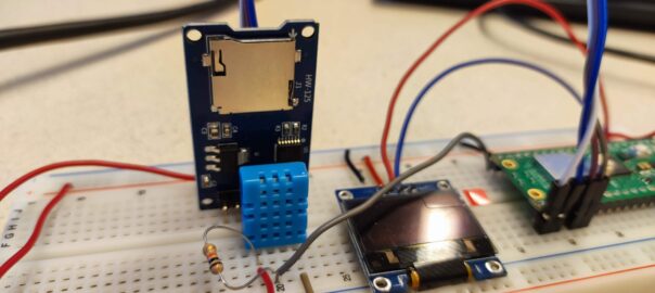 Micro SD Card Module with temperature sensor